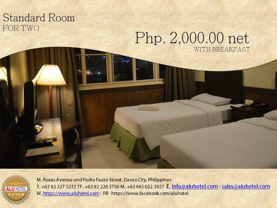 Alu Hotel Davao City Esterno foto